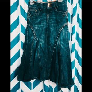 Denim skirt